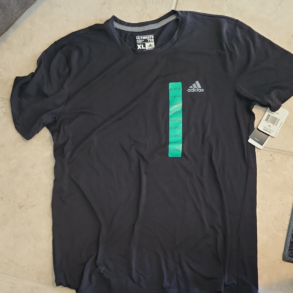 Adidas Men's Dark Gray Tee